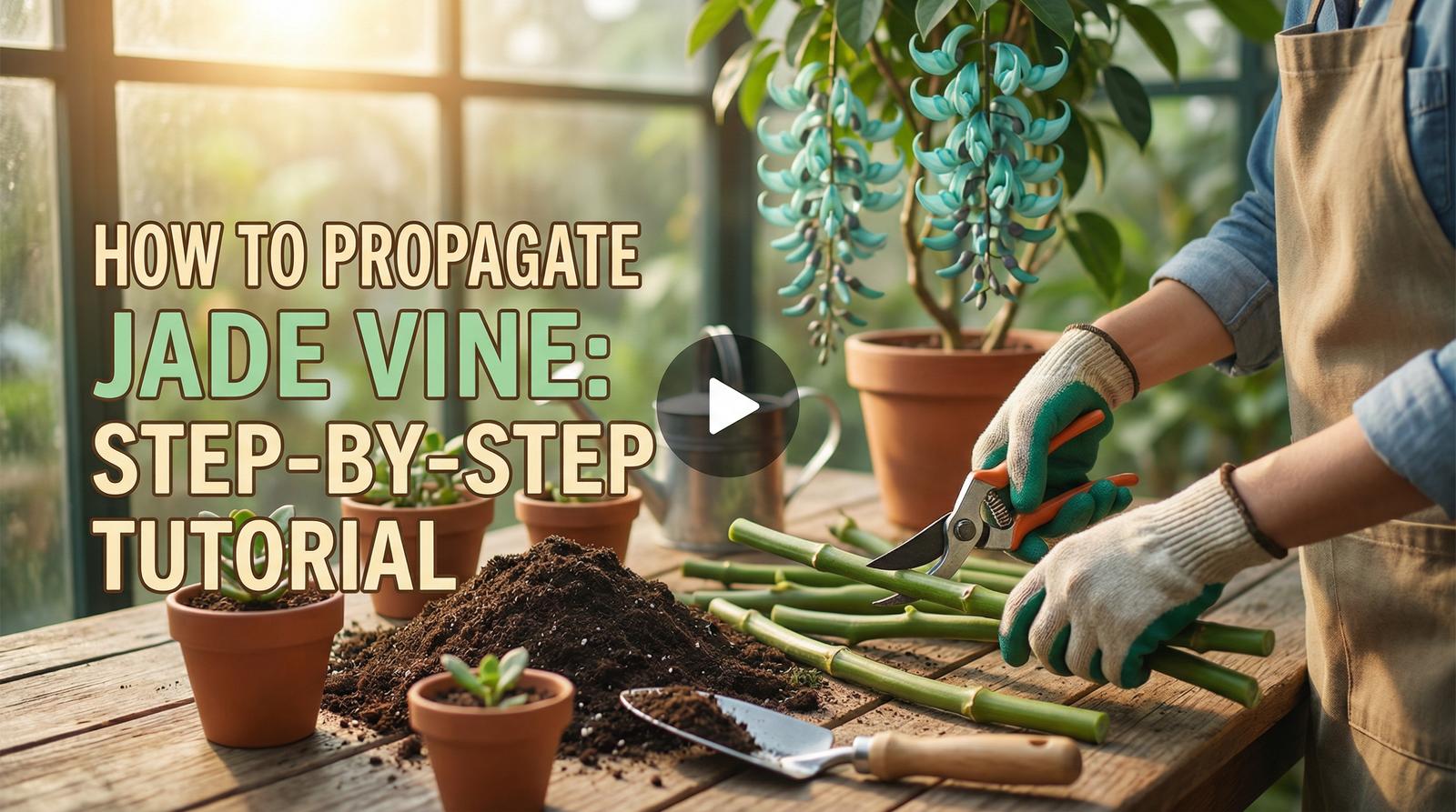 少女萝莉植物繁殖视频教程